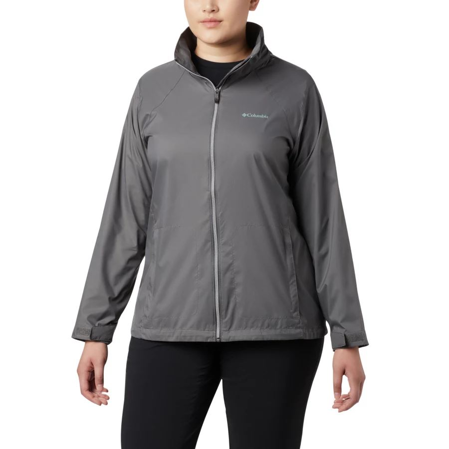Women's Switchback III Jacket Plus Size City Grey Columbia
