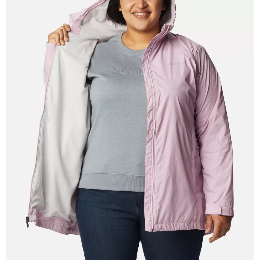 Women's Switchback Lined Long Jacket Plus Size Aura Columbia