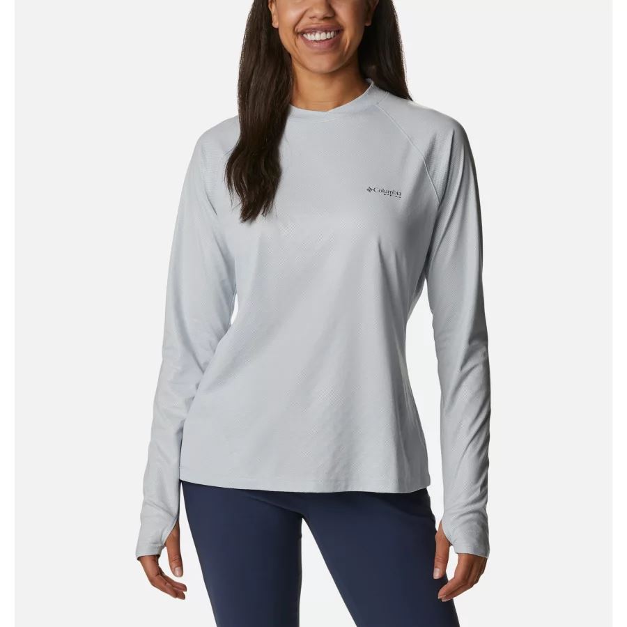 Women's Tidal Deflector Ice Long Sleeve Shirt Cirrus Grey Columbia