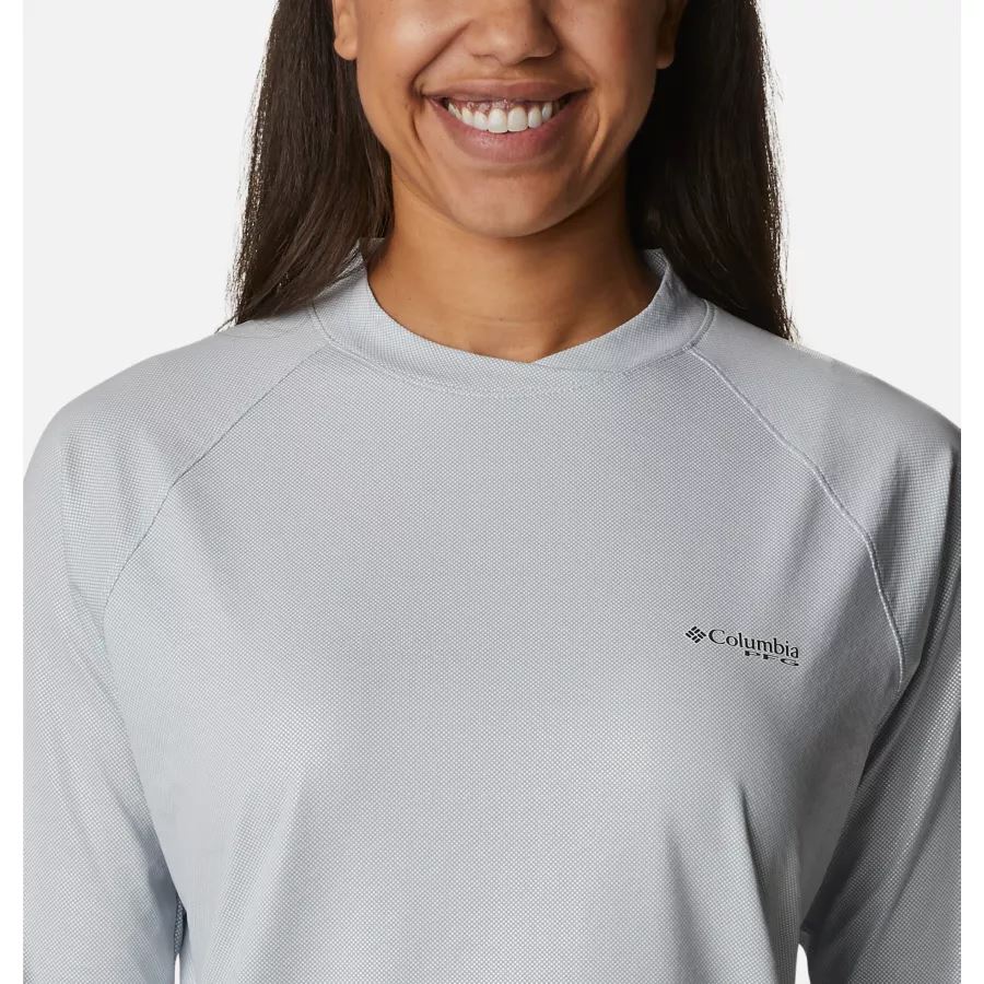 Women's Tidal Deflector Ice Long Sleeve Shirt Cirrus Grey Columbia
