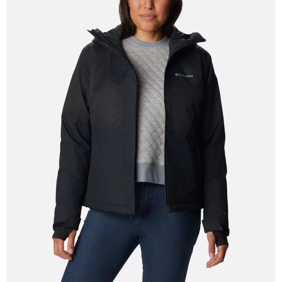 Women's Tipton Peak II Insulated Jacket Black Columbia Brand