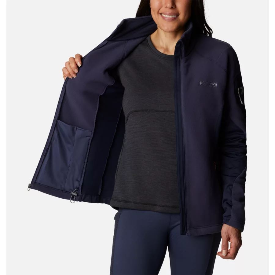 Women's Titan Pass 2.0 II Full Zip Fleece Jacket Columbia Nocturnal/Dark Nocturnal