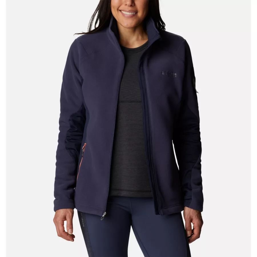 Women's Titan Pass 2.0 II Full Zip Fleece Jacket Columbia Nocturnal/Dark Nocturnal