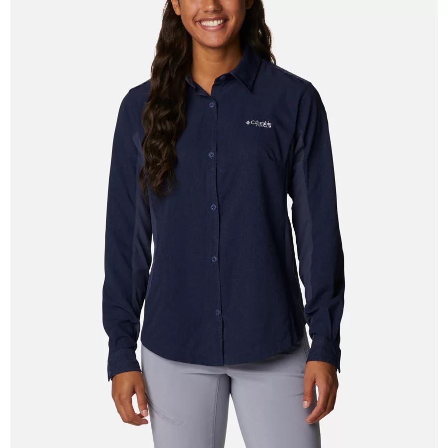 Women's Titan Pass Irico Technical Shirt Columbia Nocturnal Heather