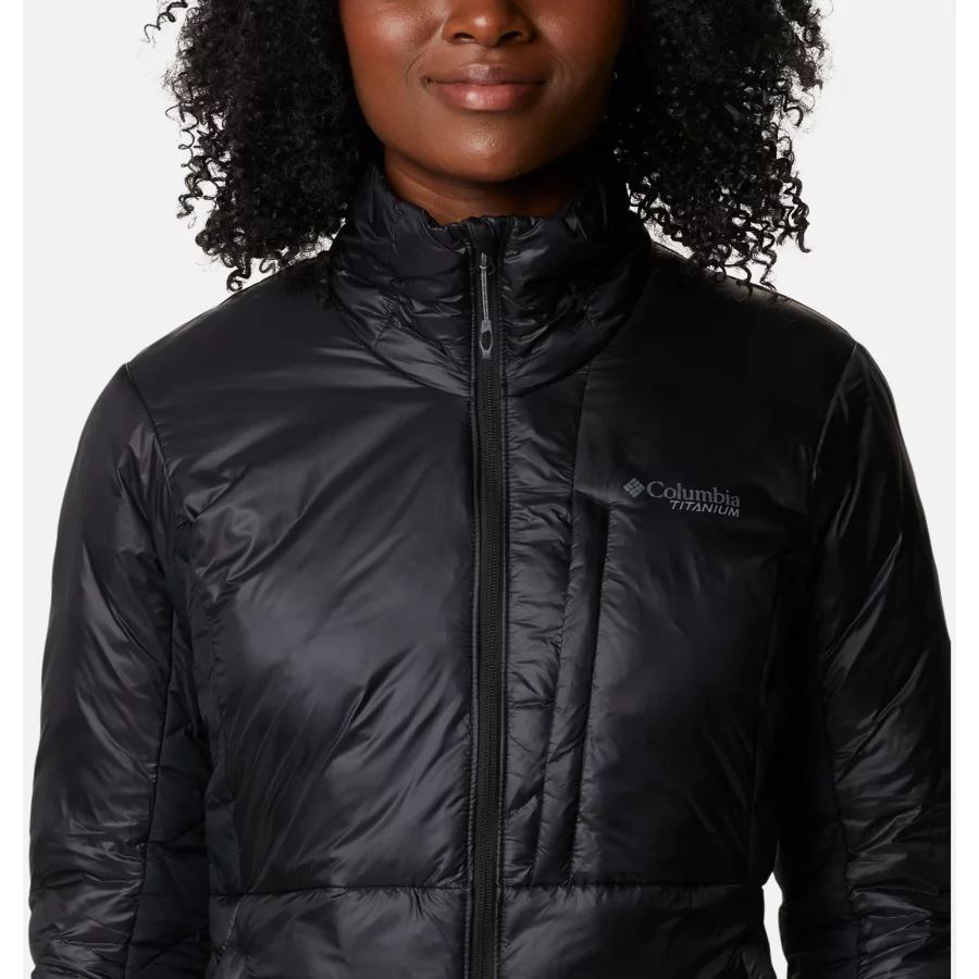 Women's Titan Pass Omni-Heat Infinity Double Wall Insulated Hybrid Jacket Black Columbia