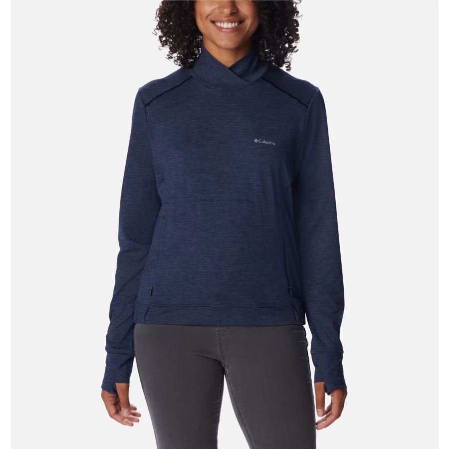 Women's Weekend Adventure Pullover Columbia Dark Nocturnal Heather