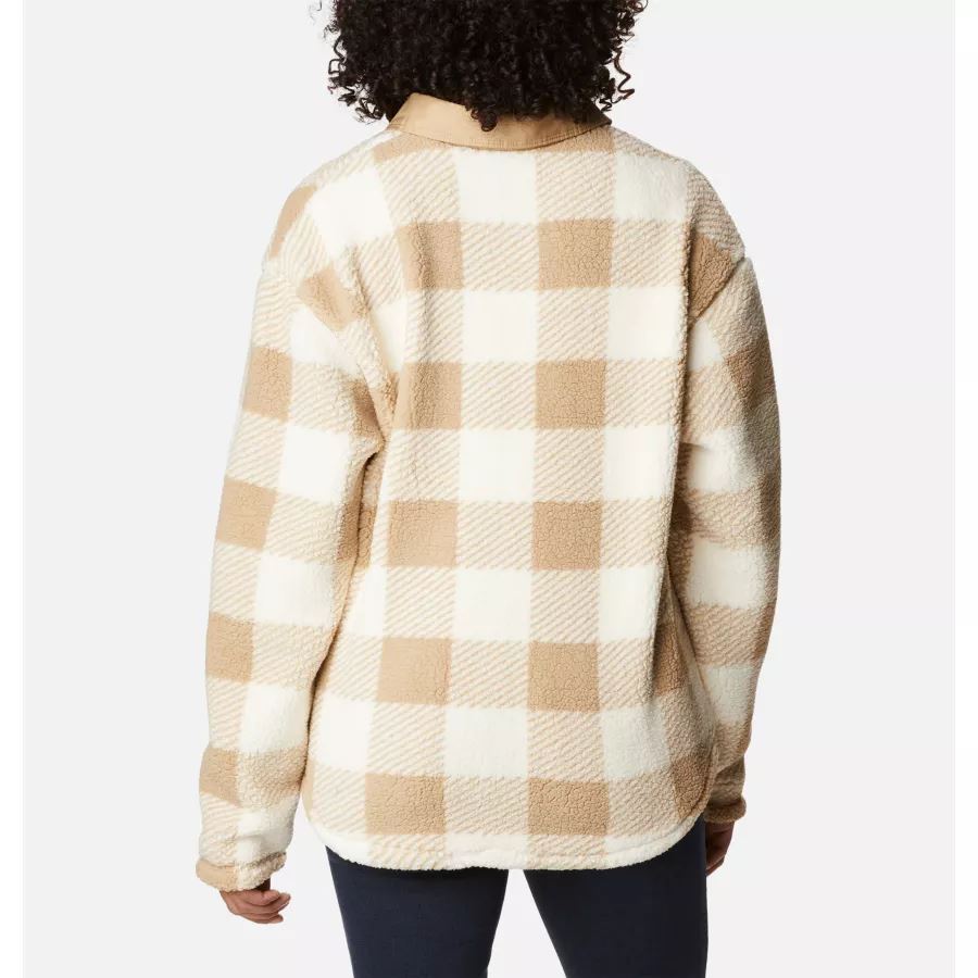 Women's West Bend Shirt Jacket Beach Check Print Columbia