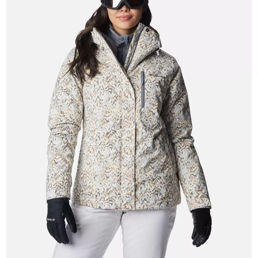 Women's Whirlibird IV Interchange Jacket White Terrain Print Columbia
