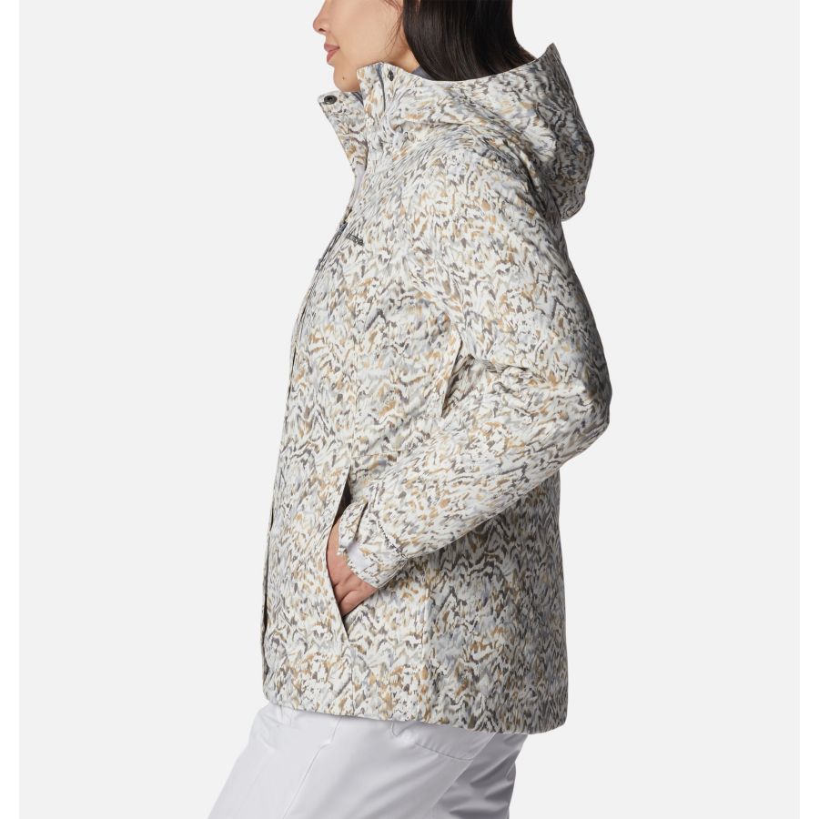 Women's Whirlibird IV Interchange Jacket White Terrain Print Columbia