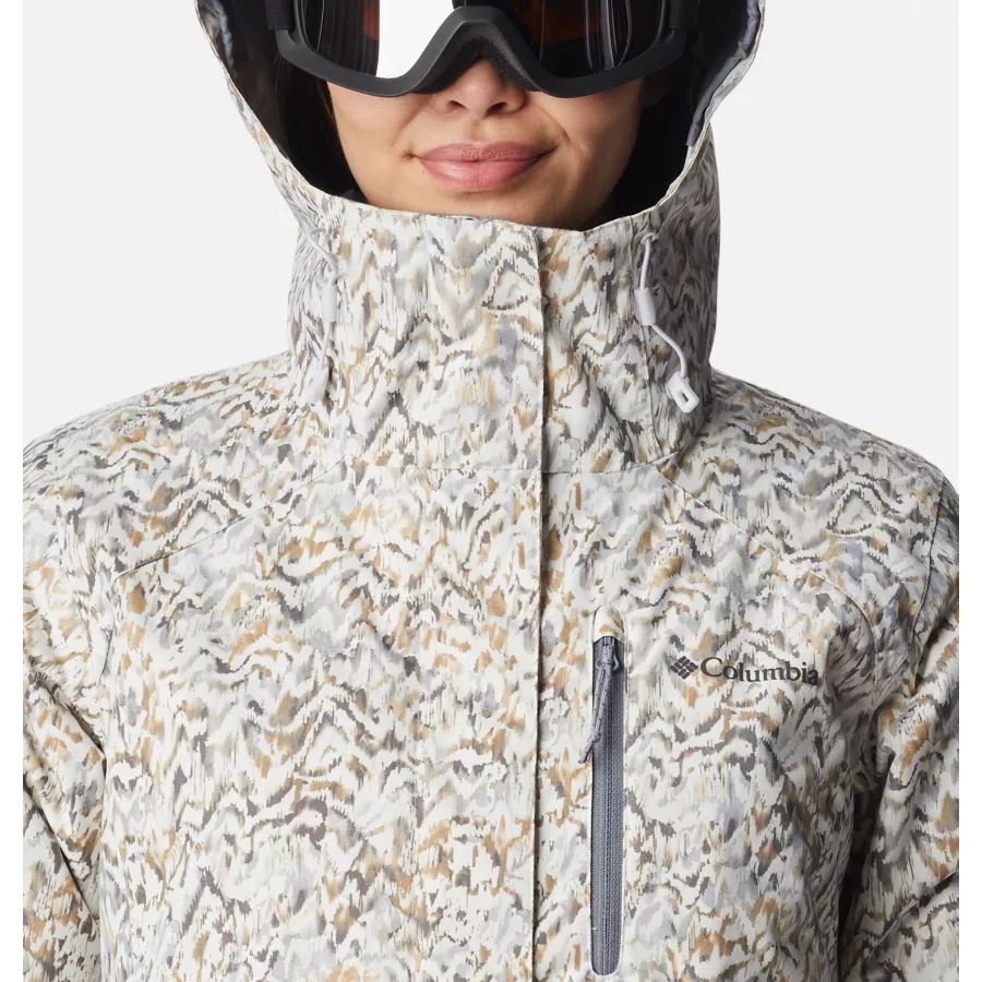 Women's Whirlibird IV Interchange Jacket White Terrain Print Columbia