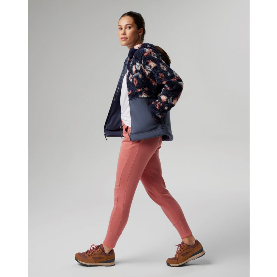 Women's Winter Pass Sherpa Hooded Full Zip Fleece Jacket Columbia Nocturnal
