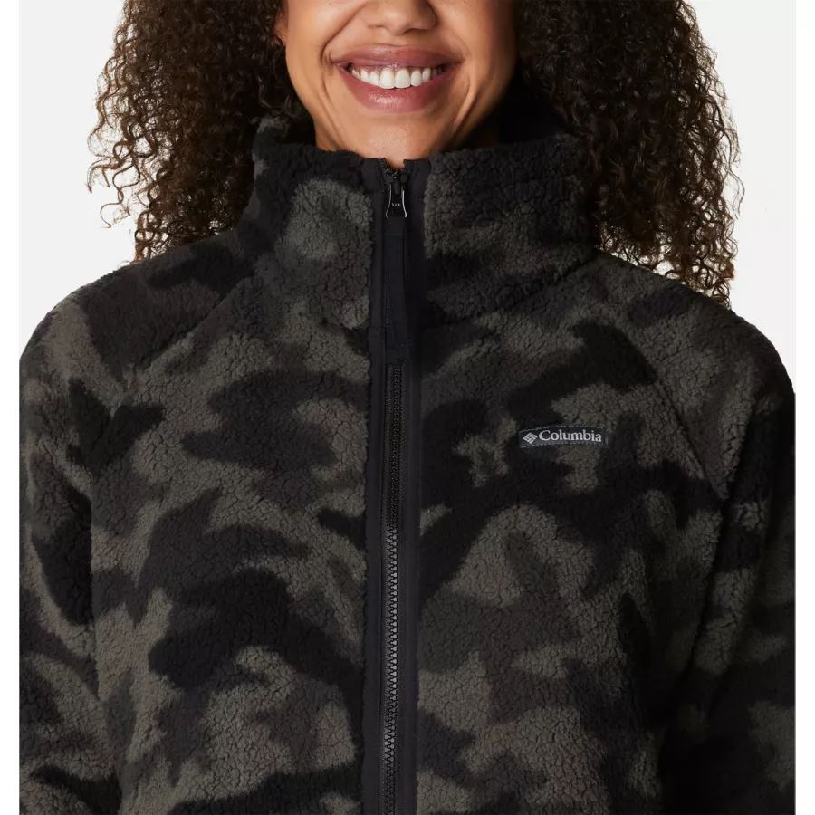 Women's Winter Warmth Heavyweight Fleece Columbia Black Camo
