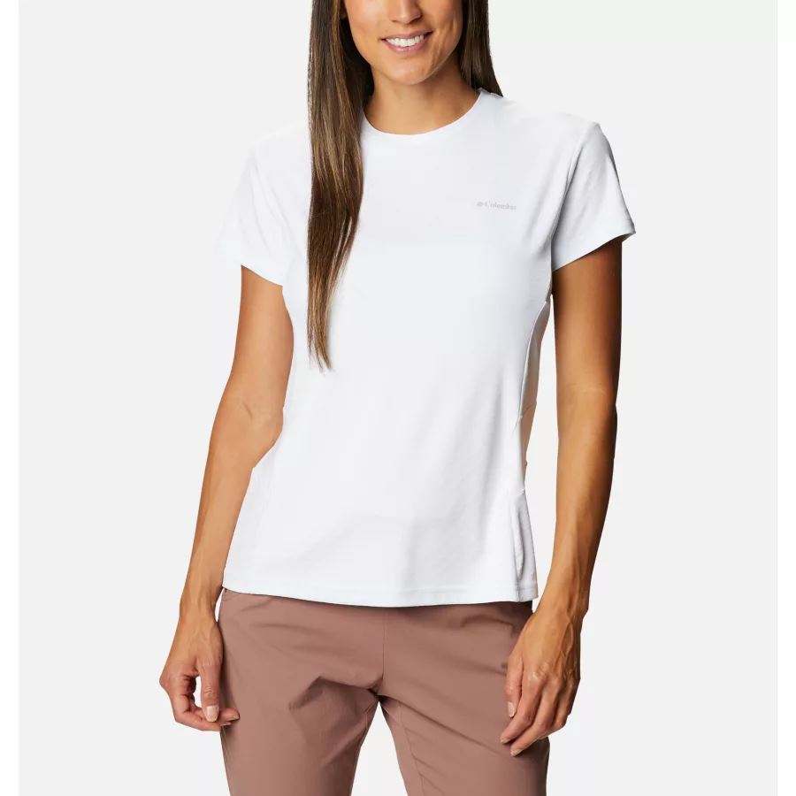 Women's Zero Ice Cirro-Cool Short Sleeve Shirt Columbia White