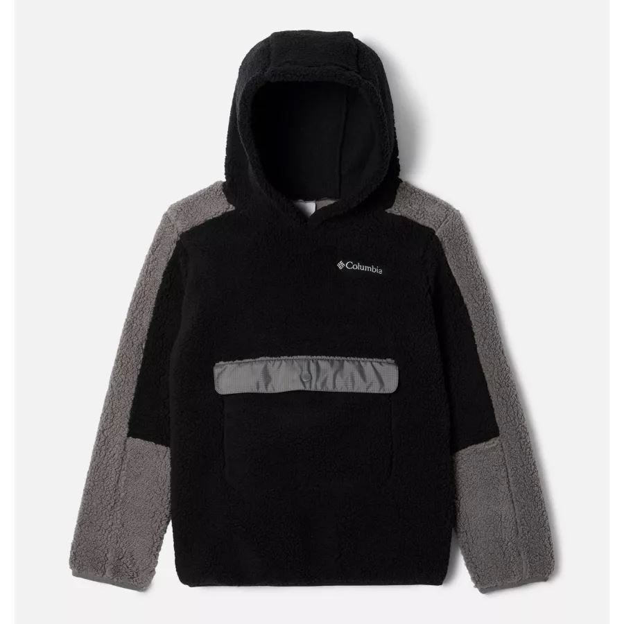Youth Rugged Ridge Sherpa Hoodie Columbia Black/City Grey