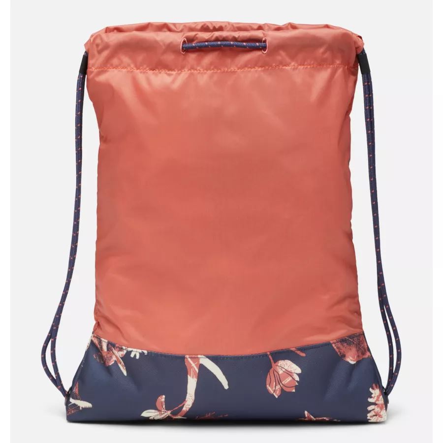 Zigzag Drawstring Pack Dark Coral/Nocturnal Topiary Columbia
