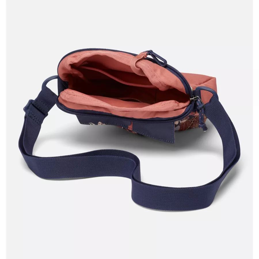 Zigzag Side Bag Columbia Nocturnal Topiary/Dark Coral